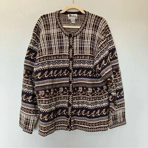 Kobe  vintage 100% Shetland wool cardigan